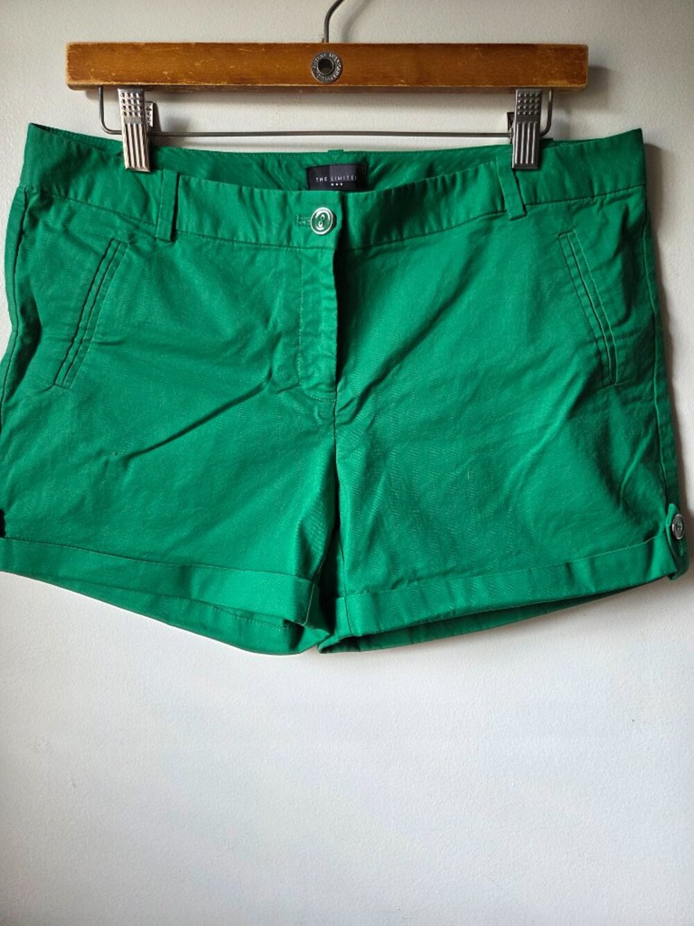 EUC THE LIMITED GREEN SHORTS SIZE 8 / SMALL